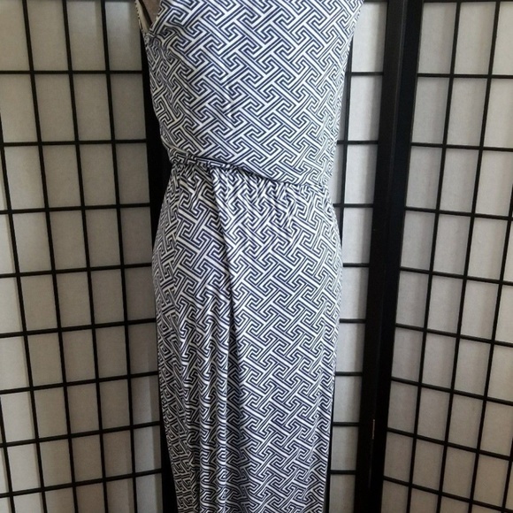 Pomelo Stich Fix Women's Dress Medium Blue White - Picture 5 of 6